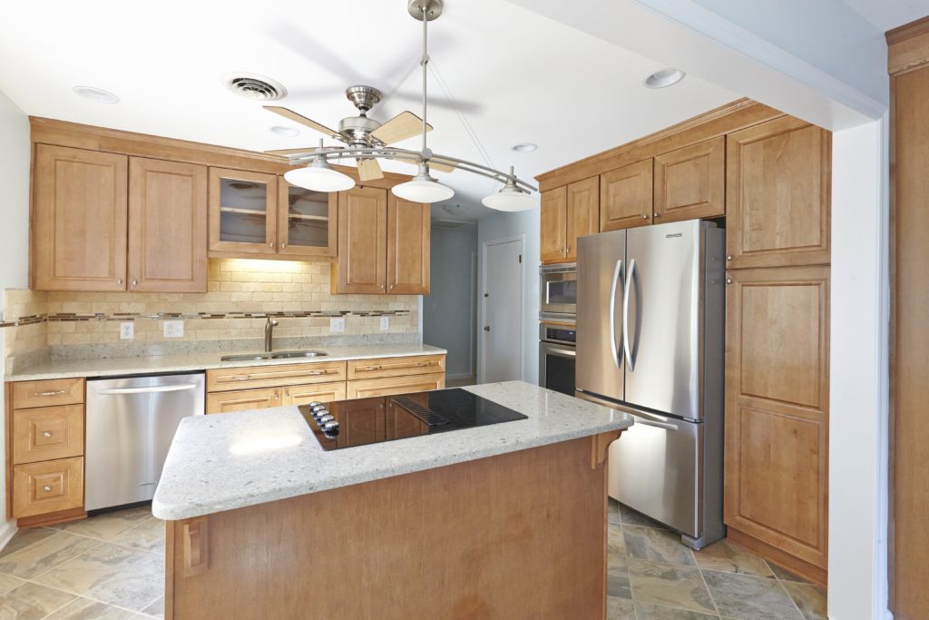 Christiansburg Kitchen Remodeling Contractor with new island stove