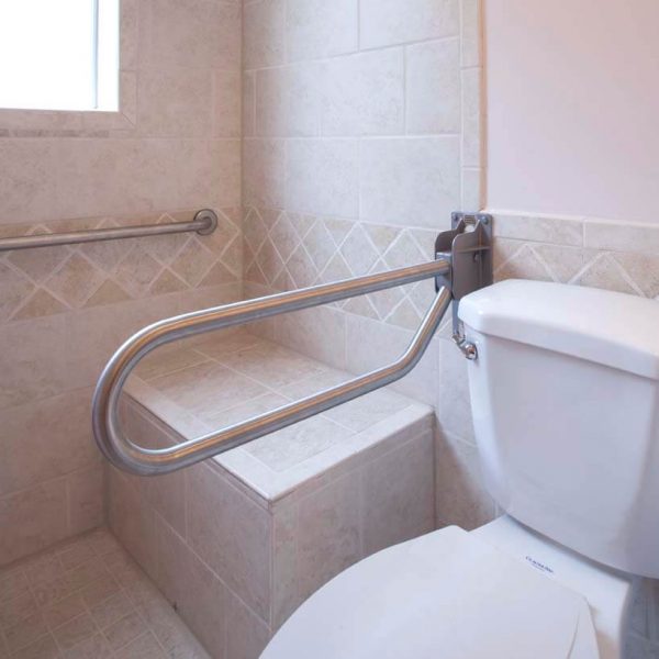 roanoke virginia aging in place custom bathroom pull down grab bar