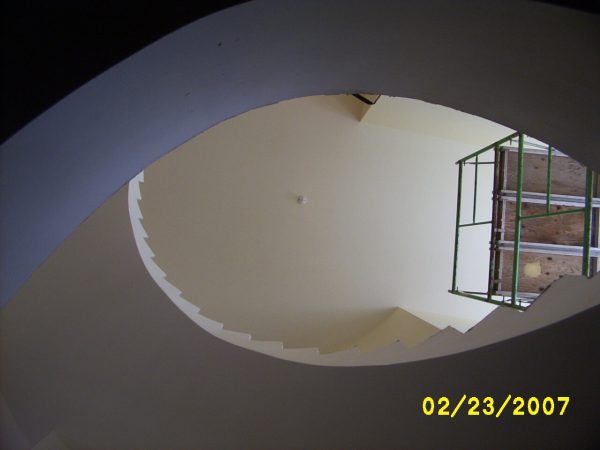 custom curved staircase new construction roanoke virginia