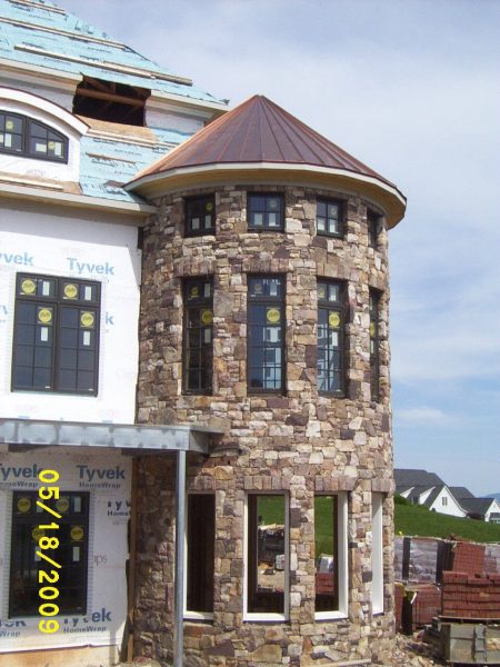 custom curved towers new construction salem virginia