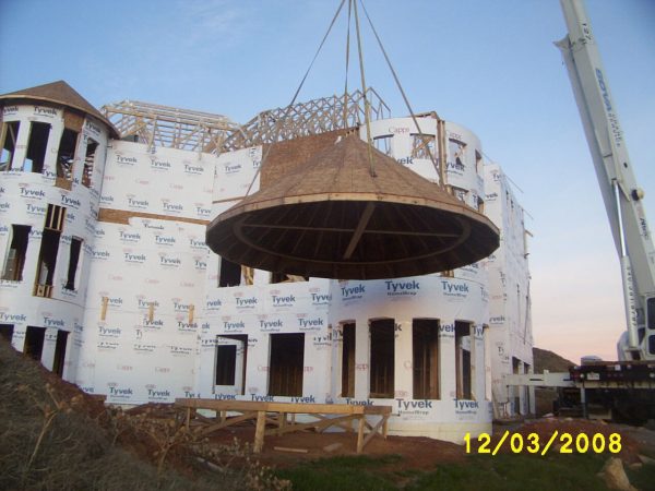 custom curved towers new construction salem virginia