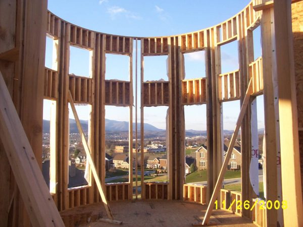 custom curved towers new construction salem virginia