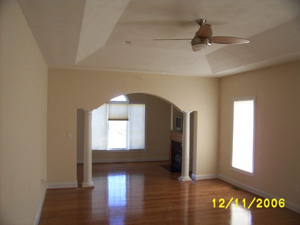 custom ceiling archway new construction daleville virginia