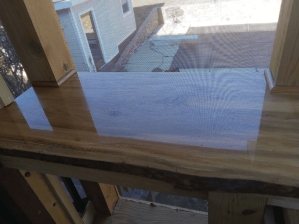 Live Edge, Bar Top, Epoxy, Screened-in deck, Roanoke, VA