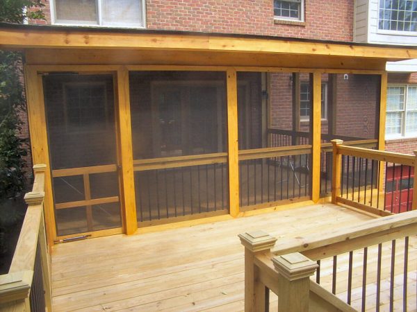 salem virginia custom screened porch deck