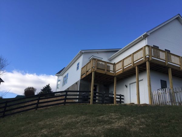 deck aging in place addition mother-in-law suite christiansburg virginia