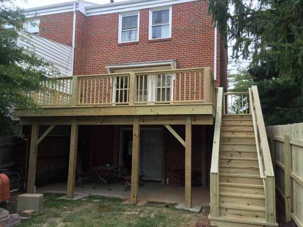 custom deck stairs roanoke virginia