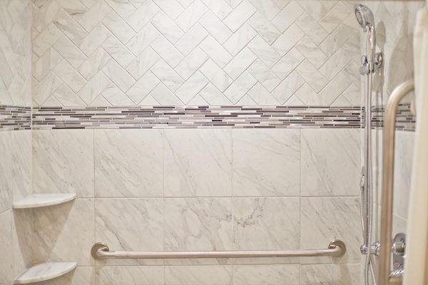 custom tile aging in place bathroom floyd virginia