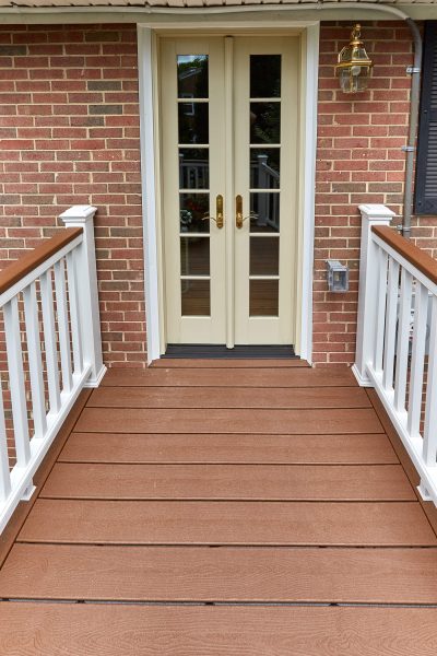 custom deck french doors SAH Grant veteran roanoke virginia