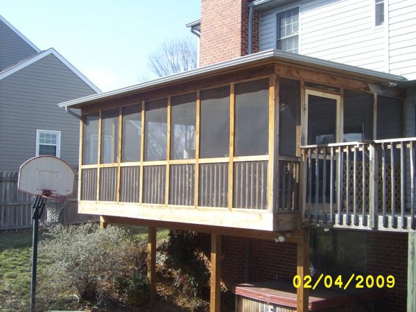 salem virginia screened porch