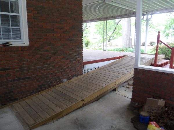 salem virginia custom wood ramp