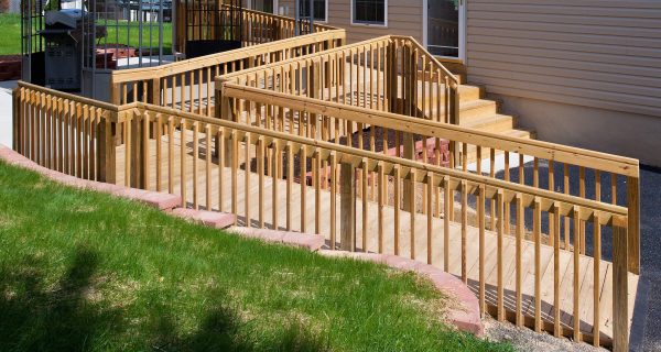 roanoke virginia custom wood wheelchair ramp